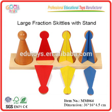 Pädagogische Montessori Material Spielzeug Große Bruch Skittles mit Stand